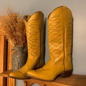 Justin Whitley Round Toe Boots